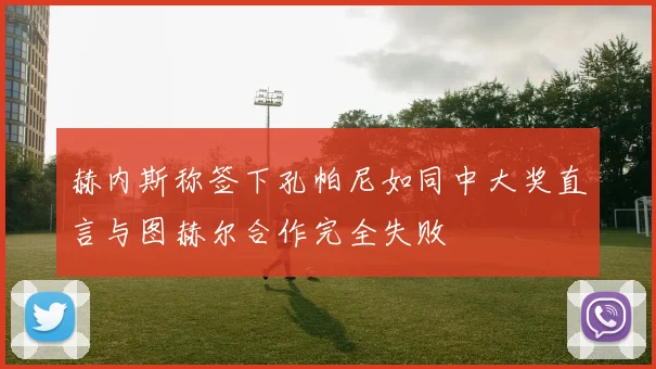 赫内斯称签下孔帕尼如同中大奖直言与图赫尔合作完全失败