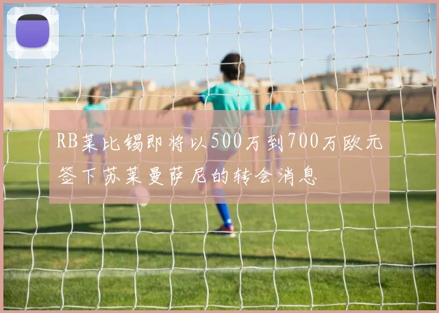 RB莱比锡即将以500万到700万欧元签下苏莱曼萨尼的转会消息